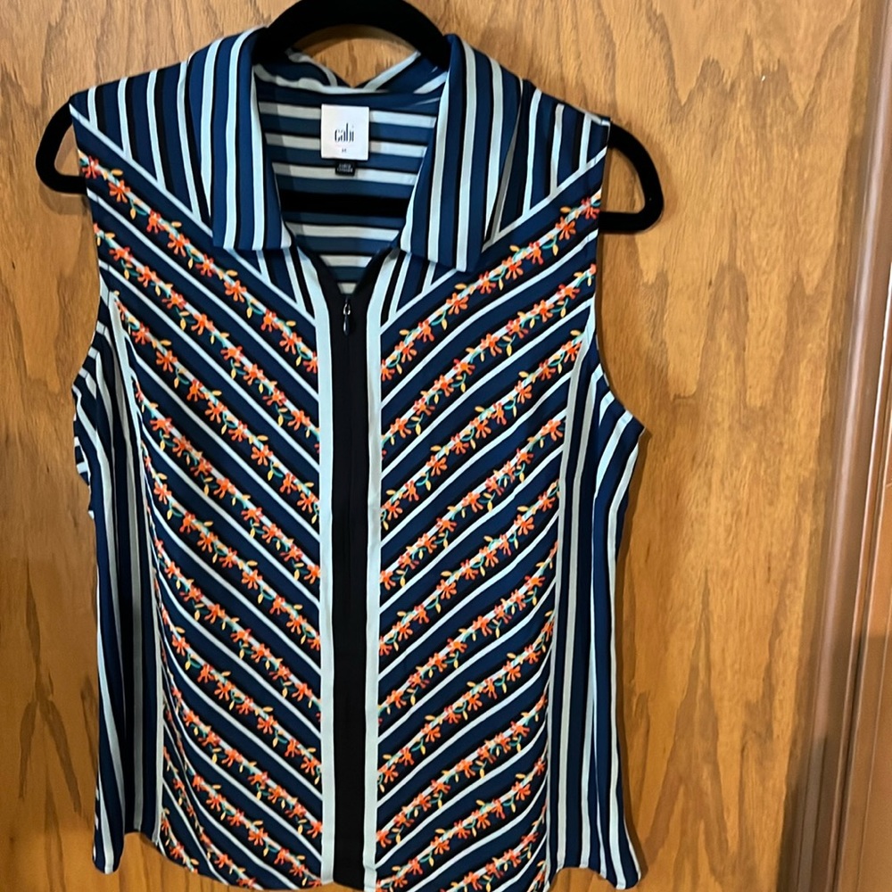 CAbi Chevron Top #6318 Medium